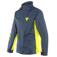 Dainese STORM 2 UNISEX nepromokavá bunda (pláštěnka) modrá/fluo-žlutá vel.L